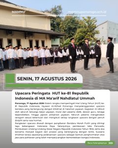 Peringatan HUT RI Ke-81 di Yayasan Al-Ittihad Ponorogo Berlangsung Khidmat dan Penuh Makna